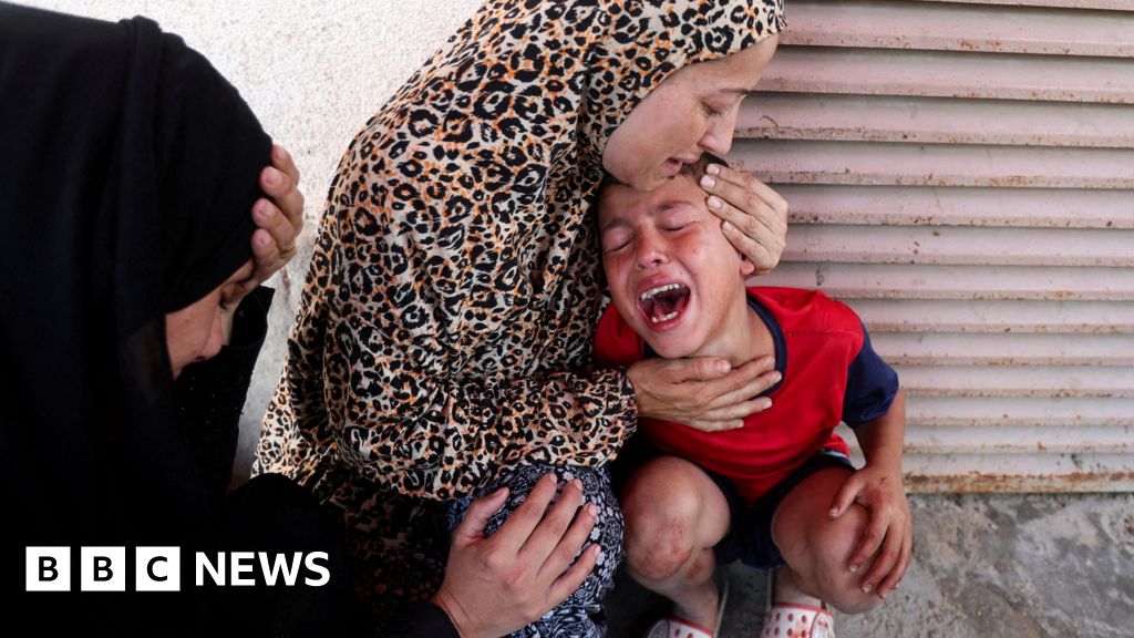 Children queuing for supplements killed in Israeli strike in Gaza, hospital says